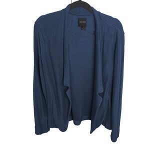 Nic and Zoe Indigo Knit Jacket Blazer - Size XL